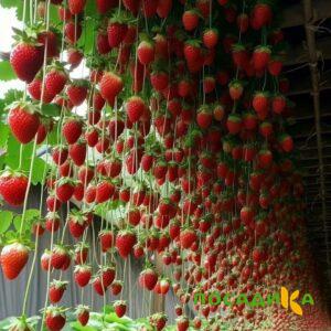 Клубника ампельная Анастасия купить по цене от 370р. в интернет-магазине «Посадика» с доставкой почтой в в Серпухове и по всей России – [изображение №1].